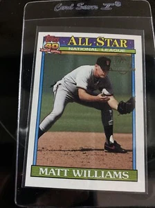 Topps Desert Shield 399 1991 mate Williams All Star esquinas y superficie afiladas - Imagen 1 de 2