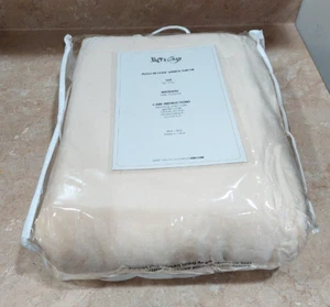 Soft & Cozy Company Plush Throw Blanket 100% Polyester Beige 50" x 60" HSN - Picture 1 of 3