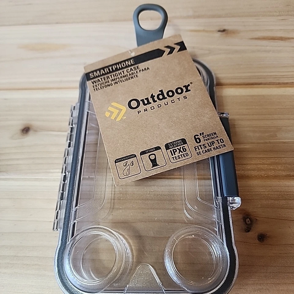 SMARTPHONE WATERTIGHT CASE FOR UP TO 6 INCH BOATING BEACH WATER SNOW WET SPORTS  - Image 1 of 4