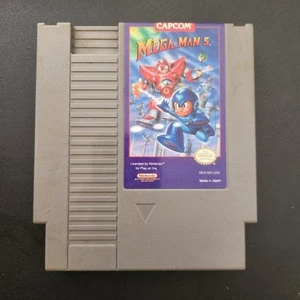 MEGA MAN 5 - Nintendo NES - Game Only - Picture 1 of 1