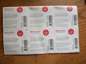 6x Rossmann 10 % Rabatt Coupons Einkauf Sparen Gutschein  bis 31. 12. 2025 - Bild 1 von 1