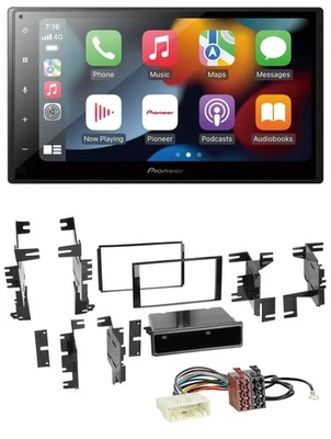 Pioneer DAB Bluetooth 2DIN USB MP3 Autoradio für Nissan Cube ab 09 Frontier ab 1 - Bild 1 von 4