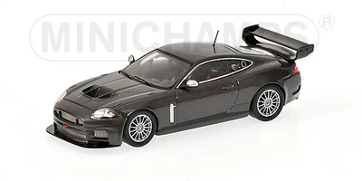1:43 Minichamps Jaguar Xkr Gt3 2008 Grey Metallic 400081390 Diecast Modellino - Immagine 1 di 2