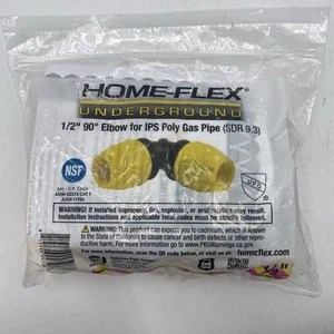 Home-Flex 18-406-005 Underground 1/2"  90 degree Elbow  for IPS Poly Gas Pipe - Picture 1 of 5