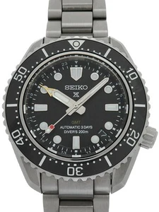 Reloj usado SEIKO Prospex Diver Scuba Gmt SBEJ011 negro para hombre #61823 - Imagen 1 de 9