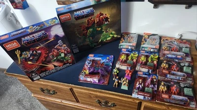 Mega Construx Masters Of The Universe Collection Lot. He Man, Skeletor  - Image 1 of 4