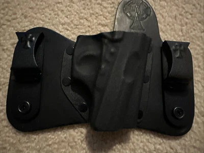 Crossbreed Minituck IWB Holster, Bersa Thunder CC, Leather Kydex, Black New - Image 1 of 4