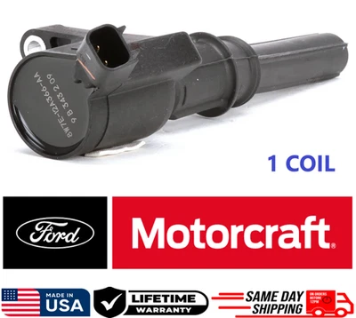 x1 Ignition Coil For 1997-2011 Ford Lincoln Mercury, 8W7E-12A366-AA, OEM GENUINE - Image 1 of 4