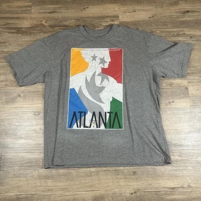 1996 年亚特兰大奥运会灰色 T 恤男式 XL 码 — 第 1/4 张图片