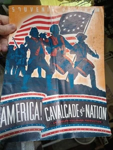 American History AMERICA CAVALCADE OF A NATION Souvenir Program 1940 - Picture 1 of 11