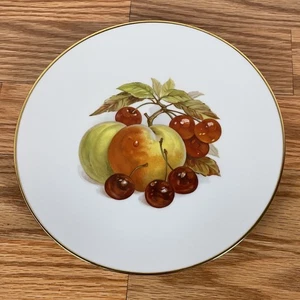 Vtg Harvest Fruit Plate - Bavaria Jaeger German Golden Crown E&R - Fruit - Picture 1 of 16