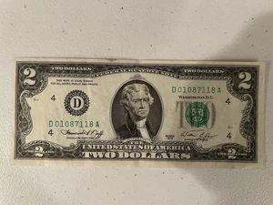 1976 $ 2 Dollar Bill, great Condition . Vintage U.S Currency, - Picture 1 of 2