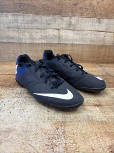 Nike BombaX TF Indoor Football ‘Obsidian/White' Shoes 826488-414 Youth Sz2 - Picture 1 of 10