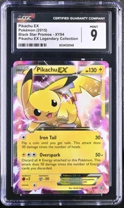 Pokemon Pikachu ex XY84 (2015) Black Star Promo Legendary Collection CGC 9 - Picture 1 of 2