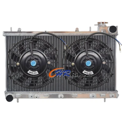 Radiator+Fans for 1998-2002 Subaru Forester 2.5L/1998-2001 Impreza 2.2L 2.5L AT - Image 1 of 4