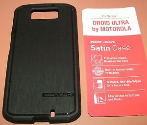 Body Glove Satin Case for Verizon Motorola Droid Ultra, Black, one piece, NEW