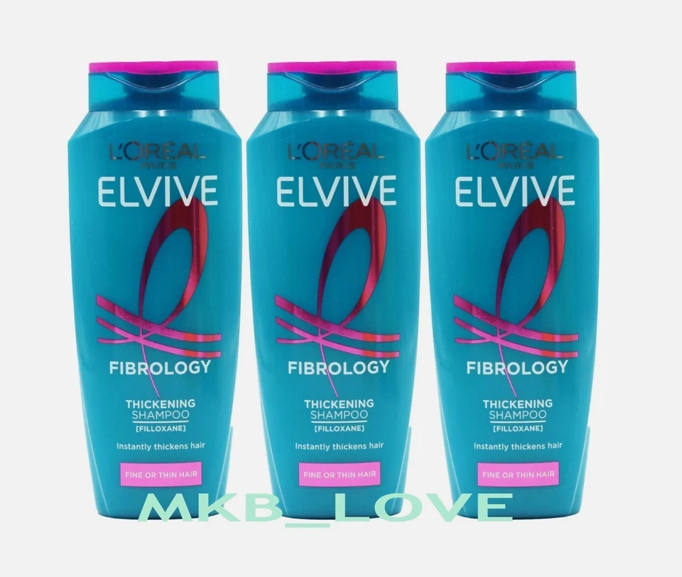 Champú L'Oréal Elvive Fibrología Espesante Cabello Fino Fino 250ML