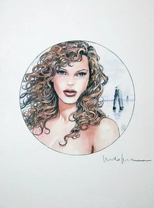 MANARA DRUCK SIGNIERT AUS PORTFOLIO DESIRABLES 2 - Bild 1 von 1