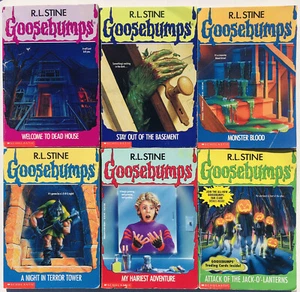 GooseBumps 1990’s Series Lot X6 Paperback R.L Stine My Hairiest Adventure + More - Picture 1 of 3