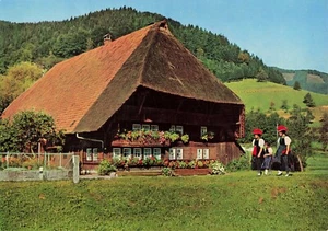 Black Forest, Germany Dated May 1972 Jumbo 5 7/8-8 1/4 Chrome Vintage PC - Picture 1 of 2