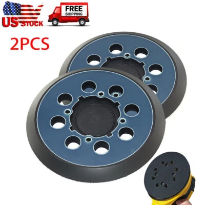 2x 5" Orbital Sander Pads 8-Hole 4-Screw for Dewalt DWE6423/6423K, DWE6421/6421K - Image 1 of 4
