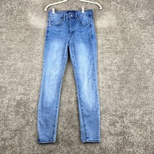 Aeropostale High Rise Jegging Jeans Women's 4 Short Blue Denim Medium Wash