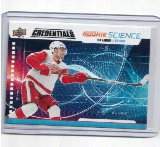 2019-20 UD Credentials Rookie Science Card RS-05 Filip Zadina Detroit Red Wings - Image 1 of 2