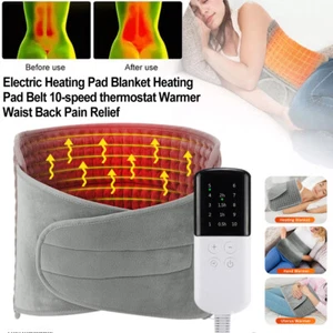 Cojín térmico eléctrico cojín térmico abdomen calentador de espalda cinturón térmico cinturón térmico - Imagen 1 de 27