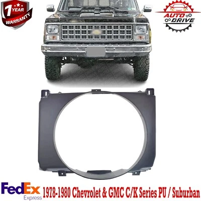 New Fan Shroud For 1978-1980 Chevy Suburban Chevrolet C10 Truck K10 C20 C30 Foto 1 de 4