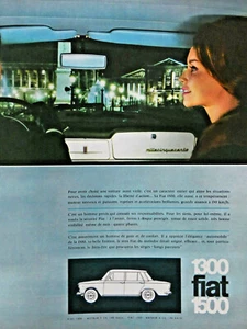 PUBLICITÉ DE PRESSE 1963 VOITURE FIAT 1300 MOTEUR 7 CV - 1500 MOTEUR 8 CV - Imagen 1 de 1
