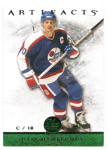 12/13 UD ARTIFACTS EMERALD PARALLEL #14 Dale Hawerchuk #48/99