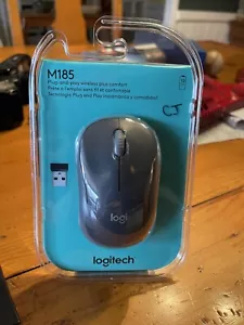 LOGITECH M185 Plug-and-Play WIRELESS Plus Comfort MOUSE - Picture 1 of 2