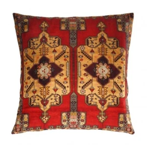 Heriz Design Velvet Pillow 20' X 20' - Picture 1 of 3