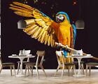 3D Gelber Papagei M37 Tier Tapete Wandbild Selbstklebend Abnehmbare Eve 2023