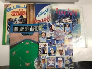 Toronto Blue Jays 80s Yearbooks Lot of 5 + 1983 Calendar - Picture 1 of 1