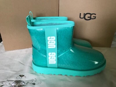 UGG Mujer Clásica Mini Impermeable Transparente Bota Nueva con Caja Talla 8 TIDE POOL Color Foto 1 de 4