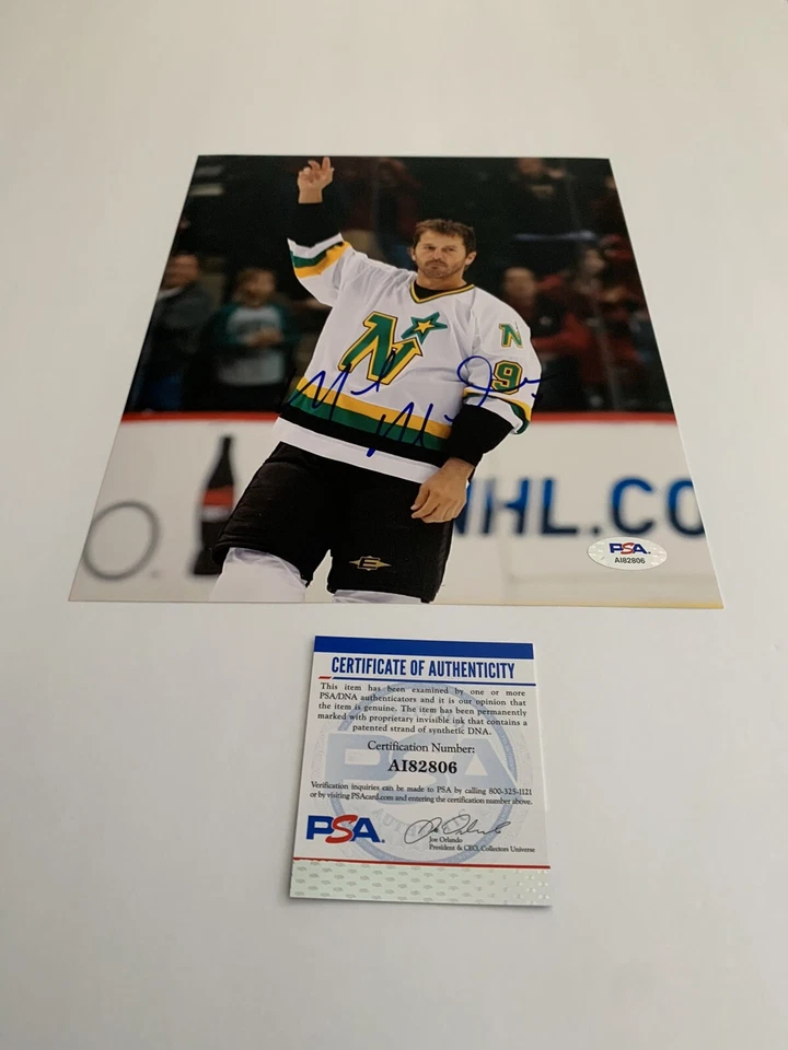Mike Modano Signed Dallas Stars 8x10 photo PSA/DNA - Image 1 of 1