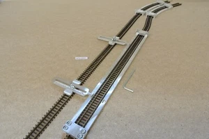 N/PE/L300/C1, gerade Gleisschablone, mit verstellbaren Kupplungen, für N Peco - Bild 1 von 4