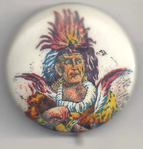 New York City Tammany Hall INDIAN CHIEFTAN Pin Pinback Button - Bild 1 von 2