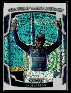 Kyle Larson 2022 Panini Prizm Racing Victory Lane Bound White Sparkle - Bild 1 von 2