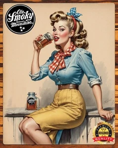 Ole Smokey Tennessee Moonshine - Blechschild 11 x 14 - Bild 1 von 4