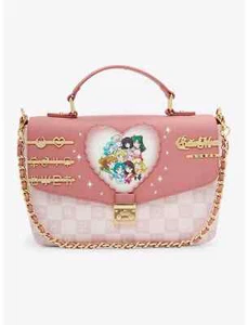 Pretty Guardian Sailor Moon Group Portrait Handbag bonus hair clip - Picture 1 of 6