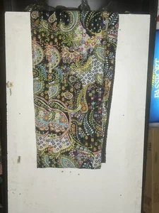 Indian Cotton Paisley Print Kantha Bedspread Handmade Quilt Throw Twin Gudri - Picture 1 of 4