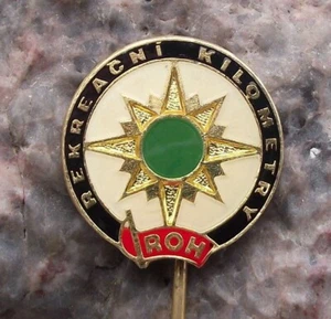 Vintage Czechoslovakia Trade Union Recreation Walking Sports Activity Pin Badge - Picture 1 of 6