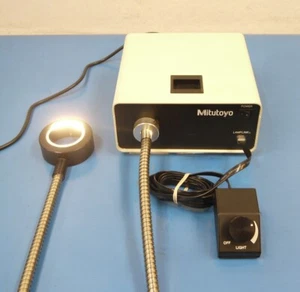 Fuente de luz Mitutoyo 50AAA304 con controlador LampLink 50AAB307 y anillo de luz - Imagen 1 de 4