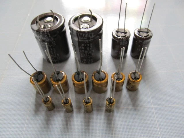 Adcom GFA-5802 upgrade capacitor service kit fix repair rebuild, w/Instructions. - Image 1 of 3