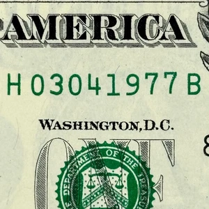 March 4th 1977 3rd April Dollar Bill Uncirculated Birthday Note $1 Fancy Serial - Picture 1 of 6