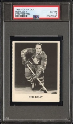 1965 Coca-Cola Red Kelly Perforated PSA 6 EX-MT - Image 1 of 2