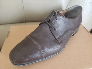 Salvatore Ferragamo elegant Oxford Cup Toe schwarz KIESEL Herren 10-EE UK/11 US $ 990 - Bild 1 von 19