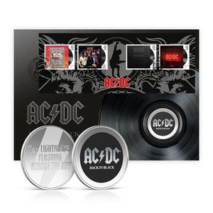 AC/DC 'Back In Black' Stamps & Medal Cover from Royal Mail - Picture 1 of 11
